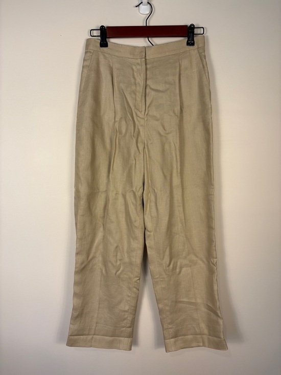 Ralph Lauren Pants - Ralph Lauren 100% Linen High Rise Beige Pants